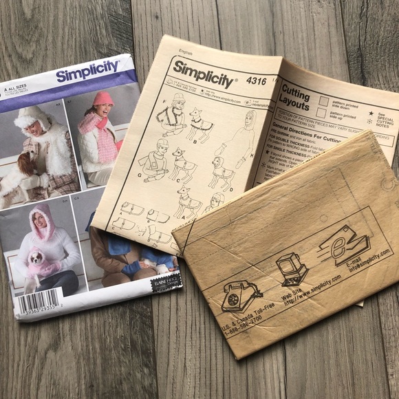 🐕 Dog & Misses Accessories in 3 Sizes Sewing Patterns - Picture 2 of 4